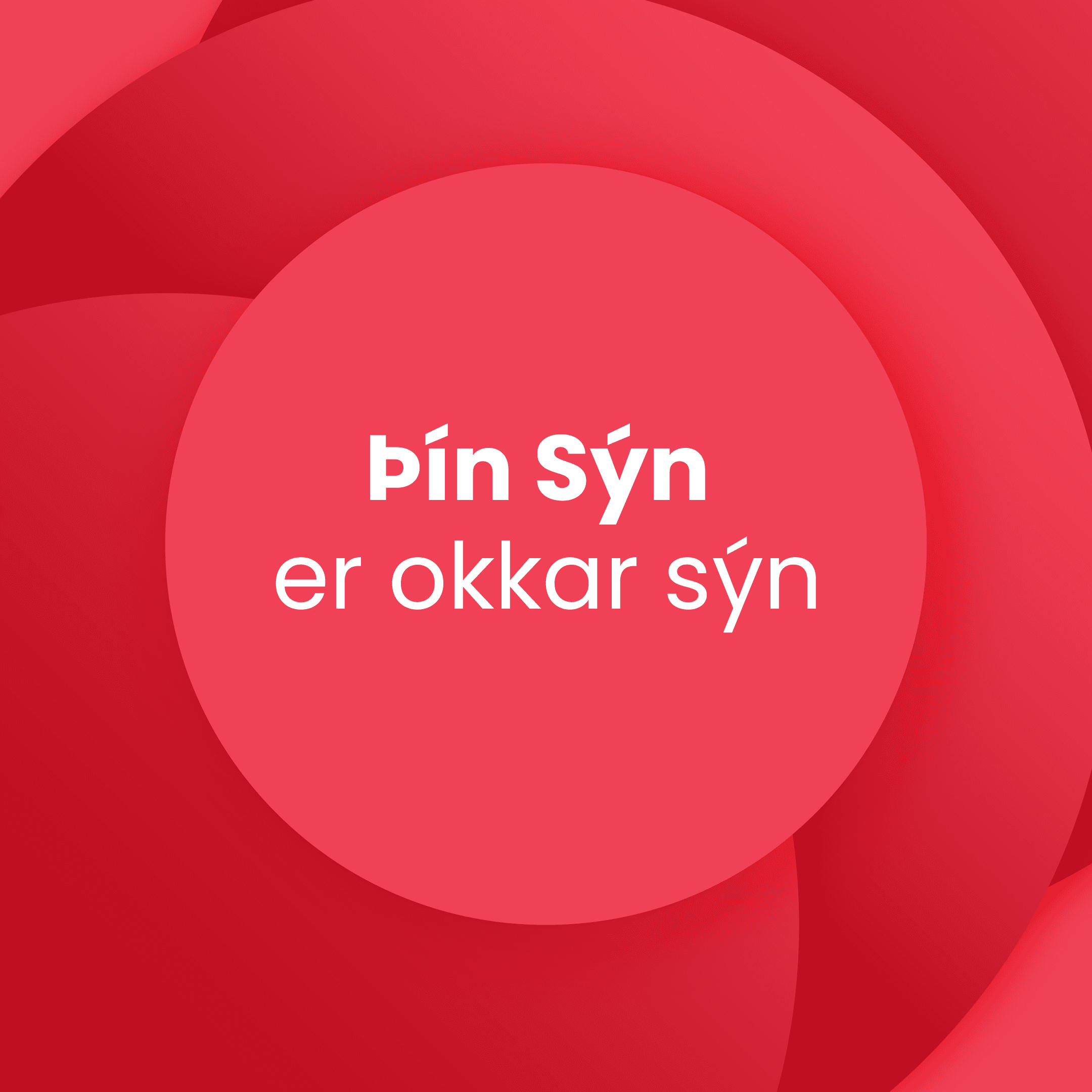 thin_syn_er_okkar_syn-Þín Sýn er eokkar sýn - grafík-img